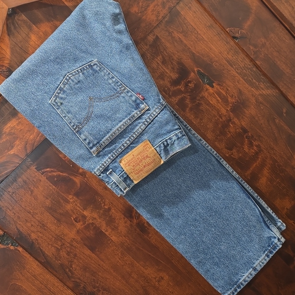 Y2k Levis 505 Regular Fit Straight Leg Women's Sz 13 JR Vtg 2000 - Picture 2 of 14